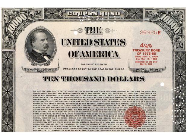 U.S. treasury bonds gain