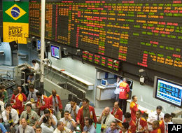 Brazilian stocks lower