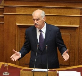 “Οι θυσίες του ελληνικού λαού θα πιάσουν τόπο” λέει ο Πρωθυπουργός Γ. Παπανδρέου