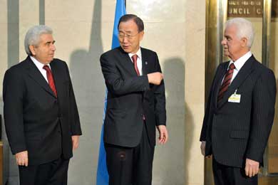 ΟΗΕ: Ξεκίνησαν οι συνομιλίες για το Κυπριακό στη Νέα Υόρκη