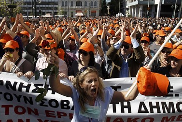 Greece on strike again as more austerity looms