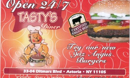Η Οικογένεια Μηλάτου και οι εργαζόμενοι στο Tasty’s Diner εύχονται σε όλους τους Έλληνες στην Νέα Υόρκη Καλές Εορτές, Υγεία Δύναμη και όλοι να έχουμε δουλειά! Και να θυμάστε είμαστε ανοιχτά 24 ώρες 7 ημέρες. Κάντε τις παραγγελίες σας με ένα ΚΛΙΚ