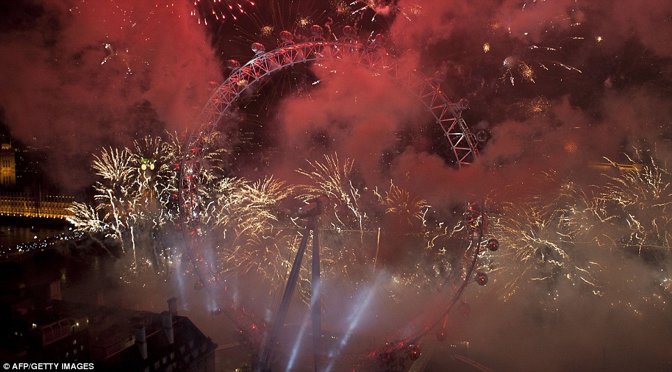 LONDON: Mayor of London Boris Johnson said: 'Our New Year fireworks were a brilliant start to a spectacular year.'