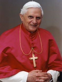 Joseph  Aloisius Ratzinger –  Pope Benedict (Latin Benedictus)  XVI