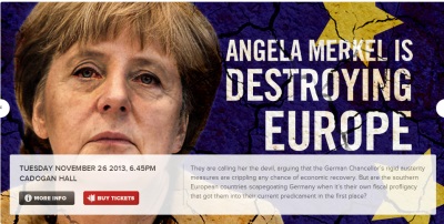 H Angela Merkel καταστρέφει την Ευρώπη