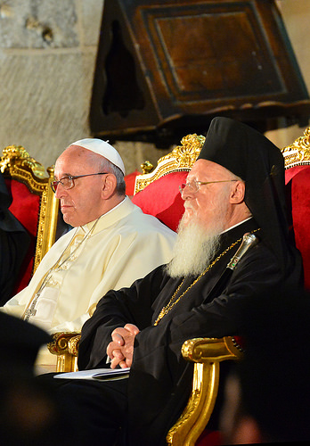 Κοινή διακήρυξη -ψήφισμα Οικουμενικού Πατριάρχη Βαρθολομαίου & Πάπα Φραγκίσκου
