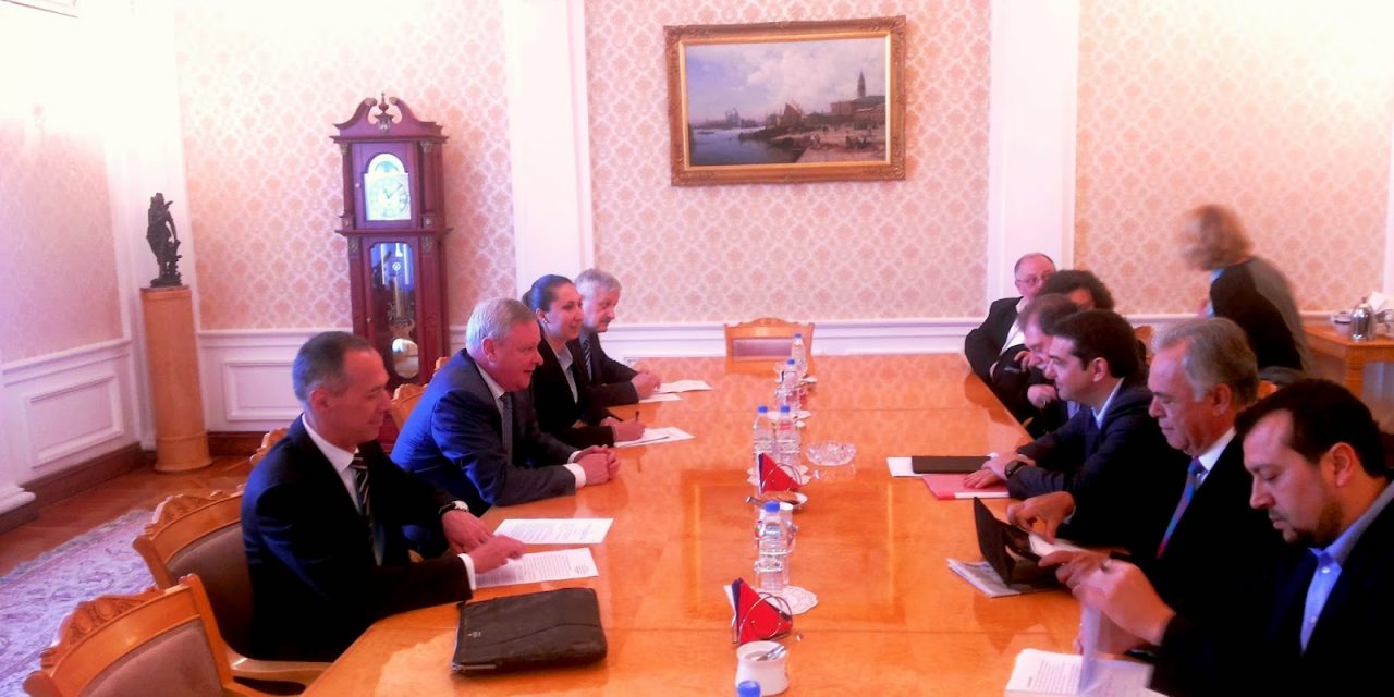 Με Gazprom & αντιπροσωπεία των BRICS συναντήθηκε ο Πρωθυπουργός