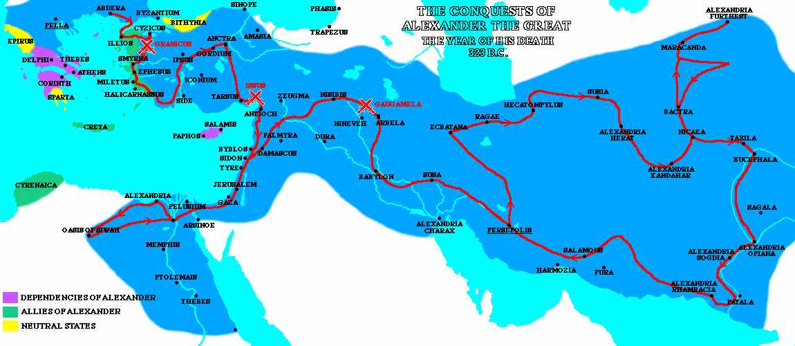The geopolitical position of Greece 3000 years (from 440 BC immediately today)