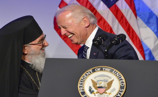 Vice President Biden addresses Clergy Laity Banquet expressing support for Ecumenical Patriarchate, Greece and Cyprus