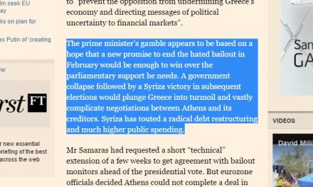 Financial Times: Η νίκη του ΣΥΡΙΖΑ θα βυθίσει την Ελλάδα σε κρίση