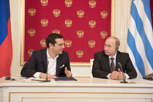Πούτιν και Τσίπρας επαναβεβαίωσαν το άριστο κλίμα μεταξύ Ελλάδος και Ρωσίας