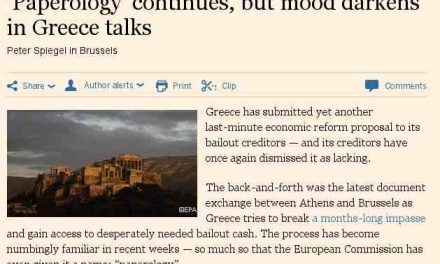 FT: Οι δανειστές βλέπουν αδιέξοδο – Πιστεύουν ότι η Αθήνα δεν θέλει συμφωνία