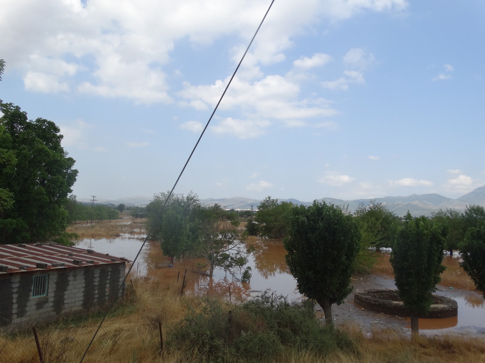 Εικόνες καταστροφής στην Πελοπόννησο