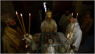 Η Σέρβικη Πατριαρχική Θεία Λειτουργία στη Μονή Γωνιάς (βίντεο)