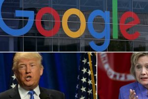 H Google στηρίζει την Κλίντον σύμφωνα με τον Τραμπ