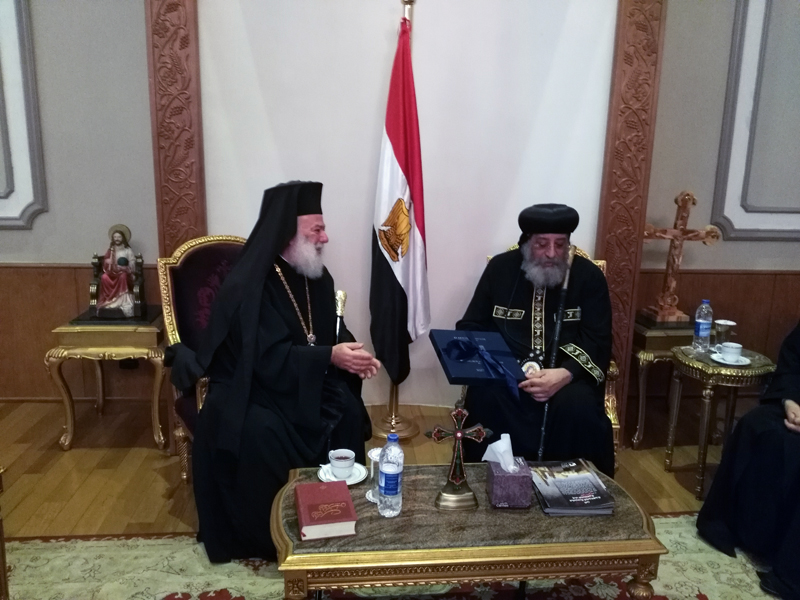 Συνάντηση του Πατριάρχη Αλεξανδρείας με τον Πατριάρχη της Κοπτικής Εκκλησίας της Αιγύπτου