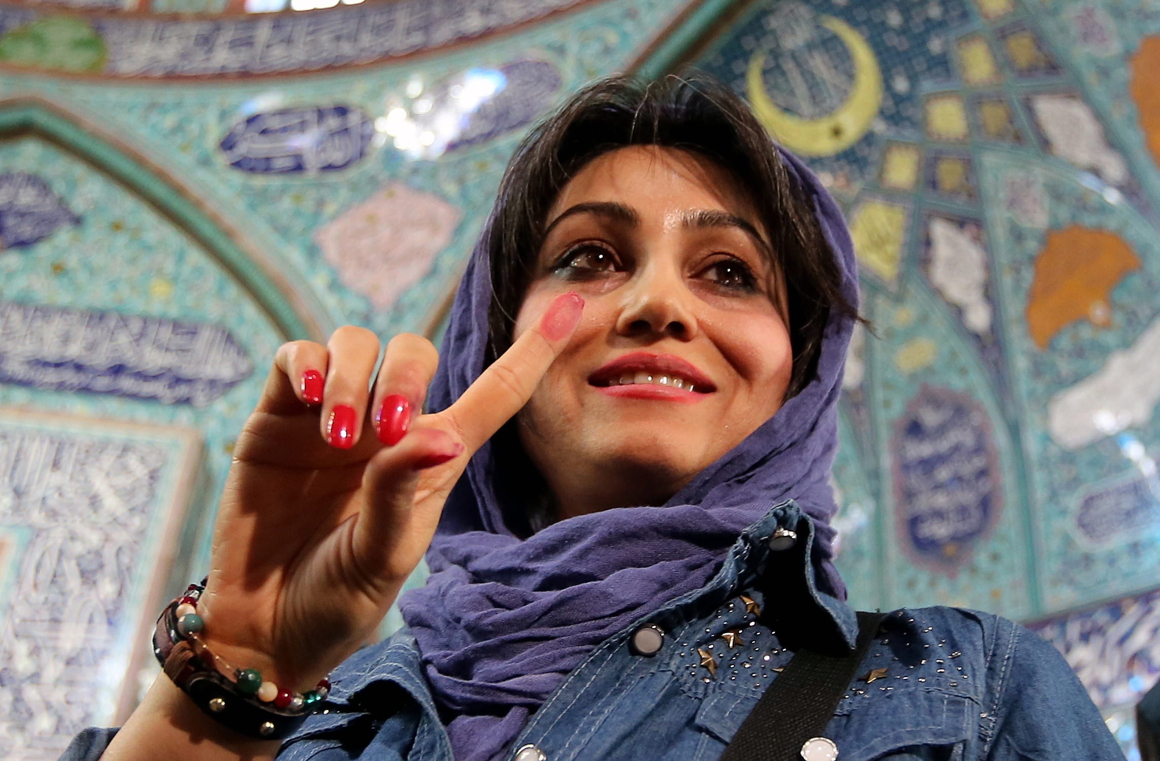 iran elections woman february 2016