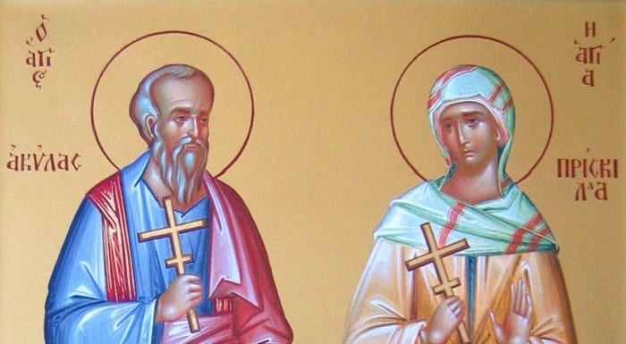 Ακύλας και Πρίσκιλα: Οι Άγιοι του Έρωτα της Ορθοδοξία