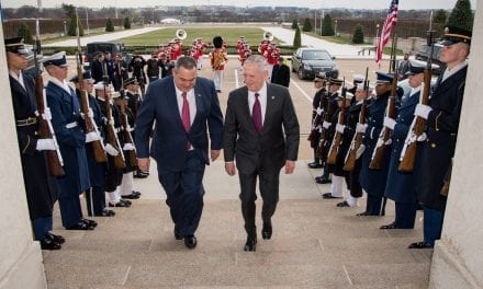 Mattis Welcomes Greek Defense Minister to Pentagon