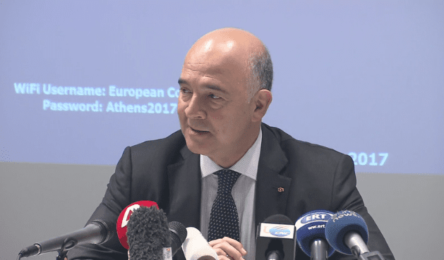 Moscovici: Τα μέτρα για το χρέος θα εφαρμοστούν στο τέλος του προγράμματος, αλλά να ληφθούν νωρίτερα