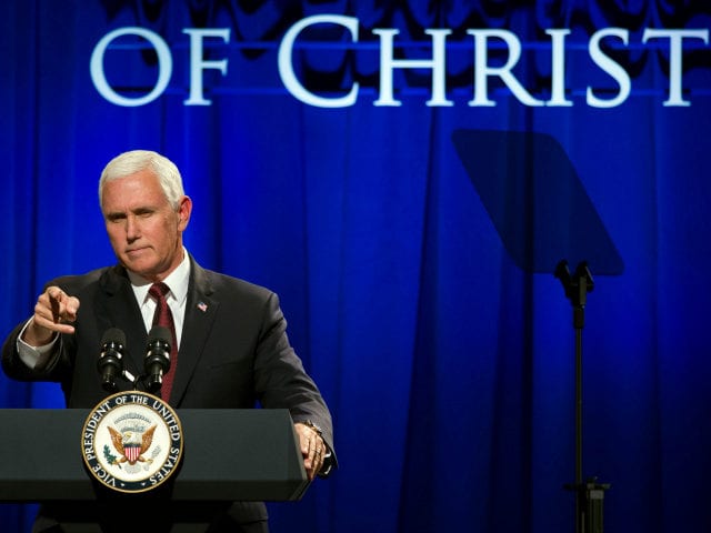 Mike Pence to Middle East Christians: “We’re with you. We stand with you.”