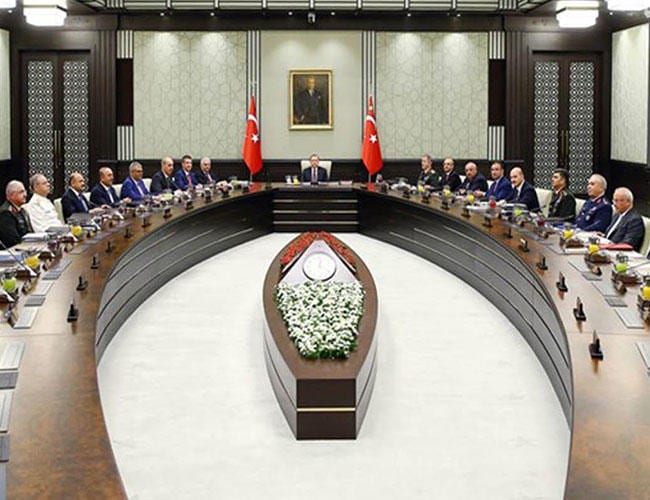 Turkey’s top security board convenes amid operations in Syria