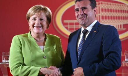 Merkel Urges Macedonians to Vote in ‘Name’ Referendum