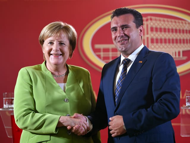 Merkel Urges Macedonians to Vote in ‘Name’ Referendum