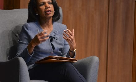 Condoleezza Rice Discusses Peace In The Middle East At Stanford Global Energy Forum