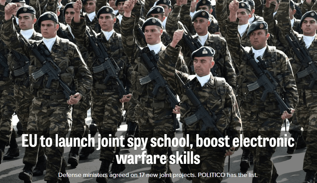 EU to launch joint spy school, boost electronic warfare skills