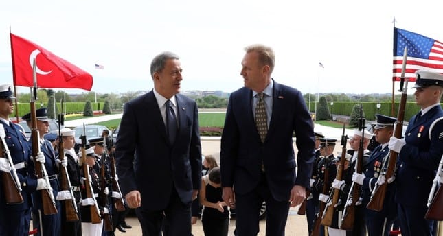 Defense Ministers Akar, Shanahan discuss Turkey-US cooperation, security