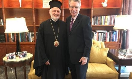Συγχαρητήρια Pyatt στον νέο Αρχιεπίσκοπο Αμερικής